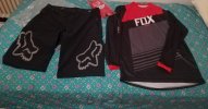 Fox-flexair(Tg.L/34)Shorts+Jersey lungo tecnici Nuovo!